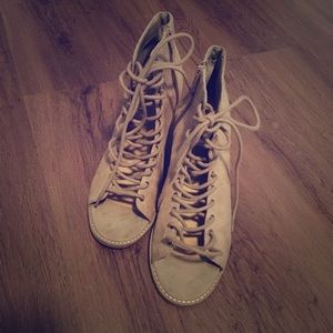 Mossimo Supply Co. Shoes - Open toe lace up booties Mossimo Supply Co. Shoes - Open toe lace up booties